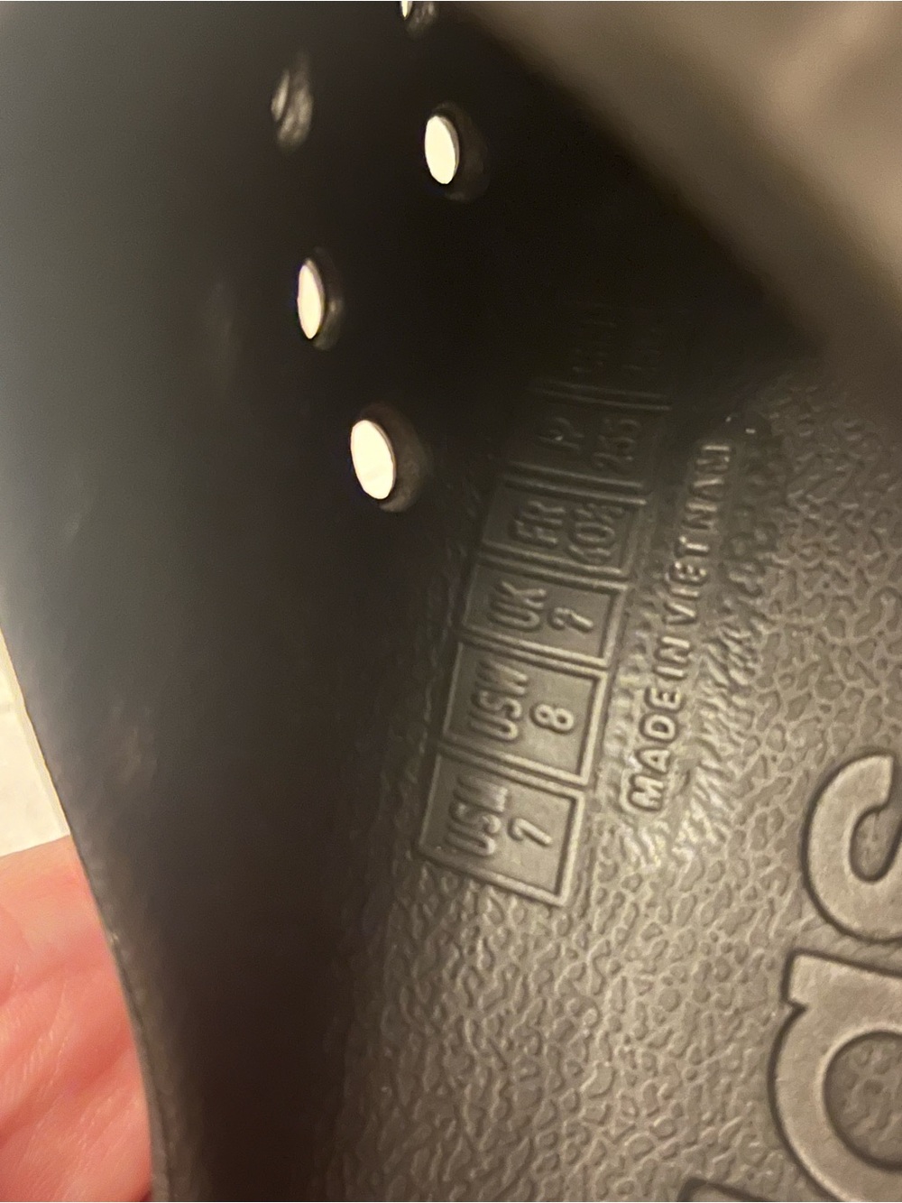 adidas Black Slip-On Clog with Silver Stripes - Picture 5 of 5